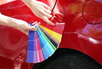 Precise car paint color matching by Golden Touch Auto Body